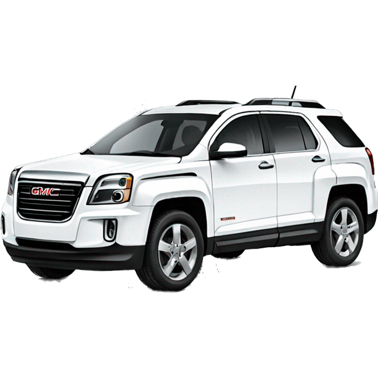 GMC terrain white suv emoji