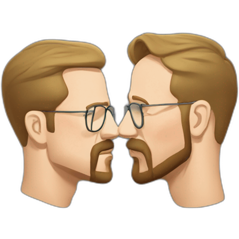 Ryan gosling kissing walter white emoji