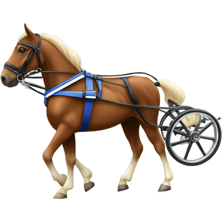 harness race cart emoji