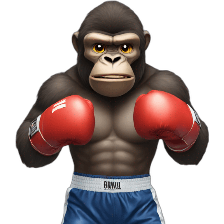 boxing gorilla emoji