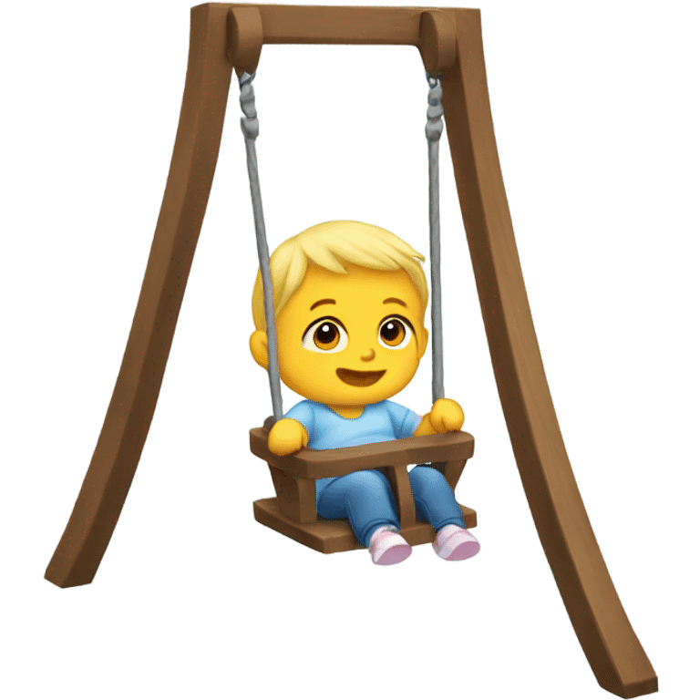 Baby swing emoji