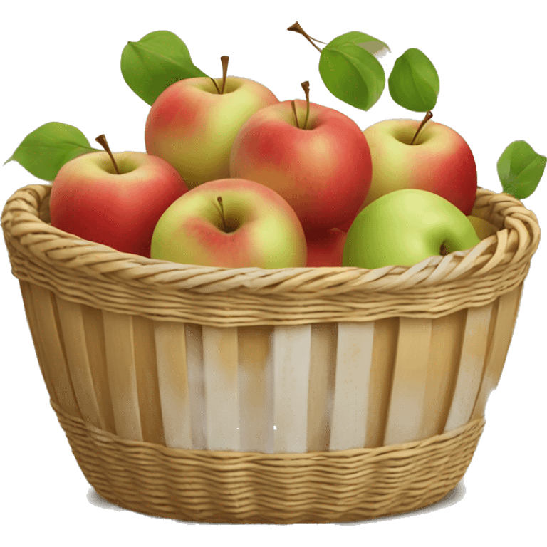 Basket of apples  emoji