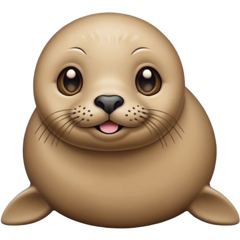 Cute but weird seal emoji