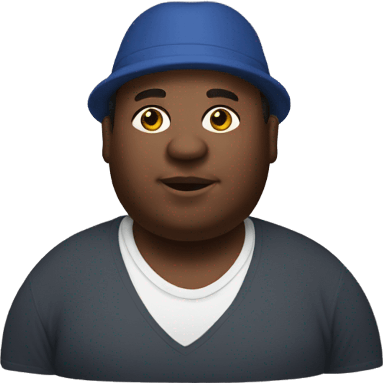 Fat Haitian man emoji