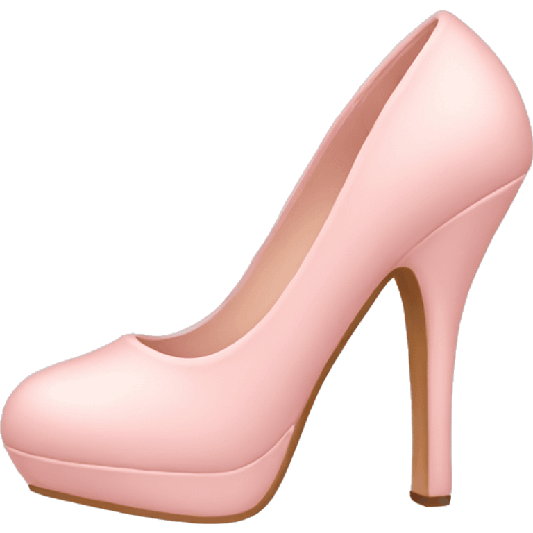 Light pink heel emoji