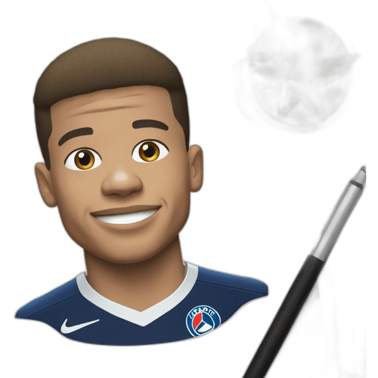 Kylian mbappé sur canette emoji