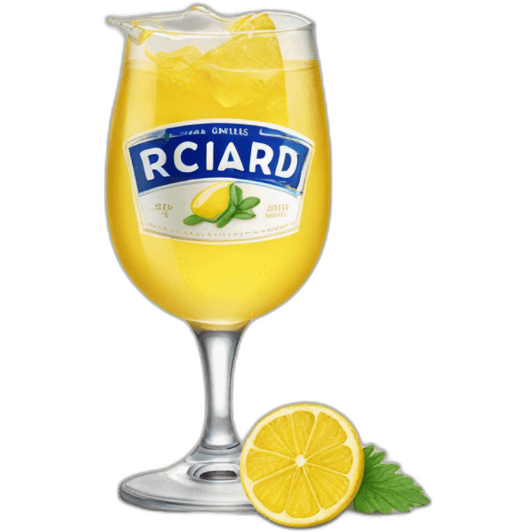 verre de Ricard Pastis de Marseille 51 emoji