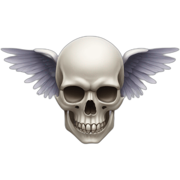 skull wings emoji