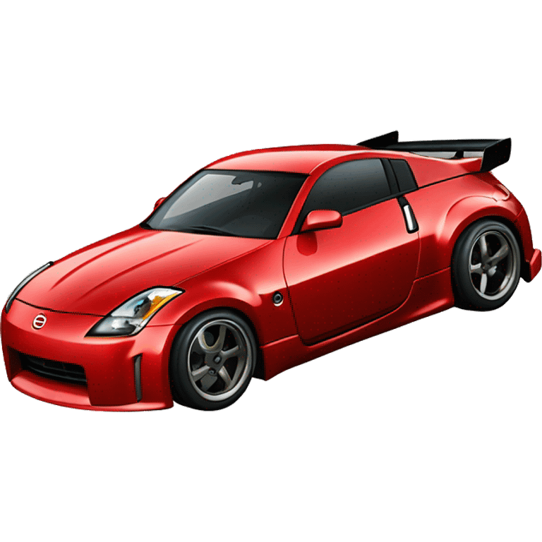 Nissan 350z dragster red  emoji