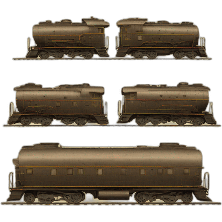 Train vintage emoji