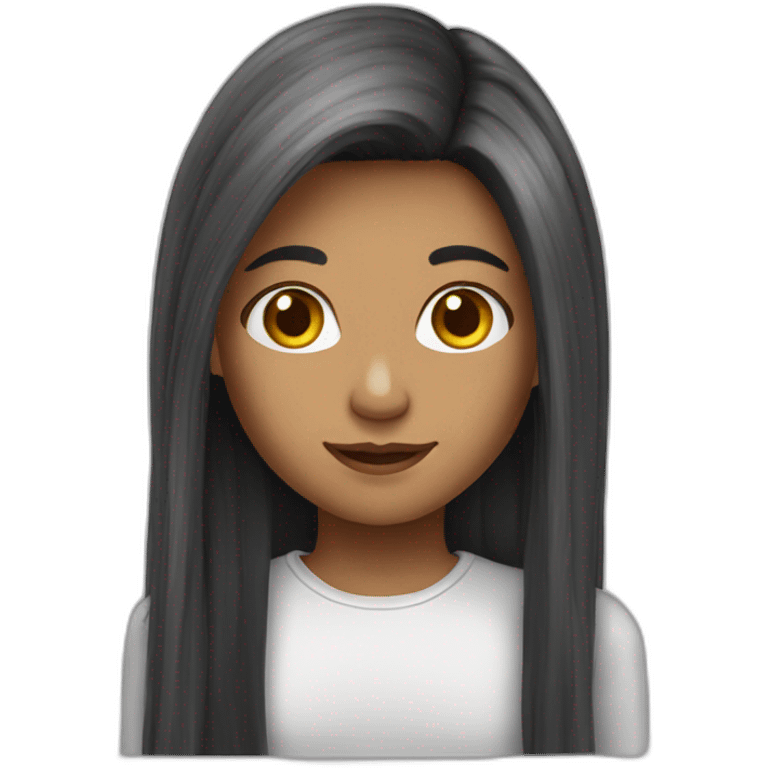 Good long hair Girl emoji