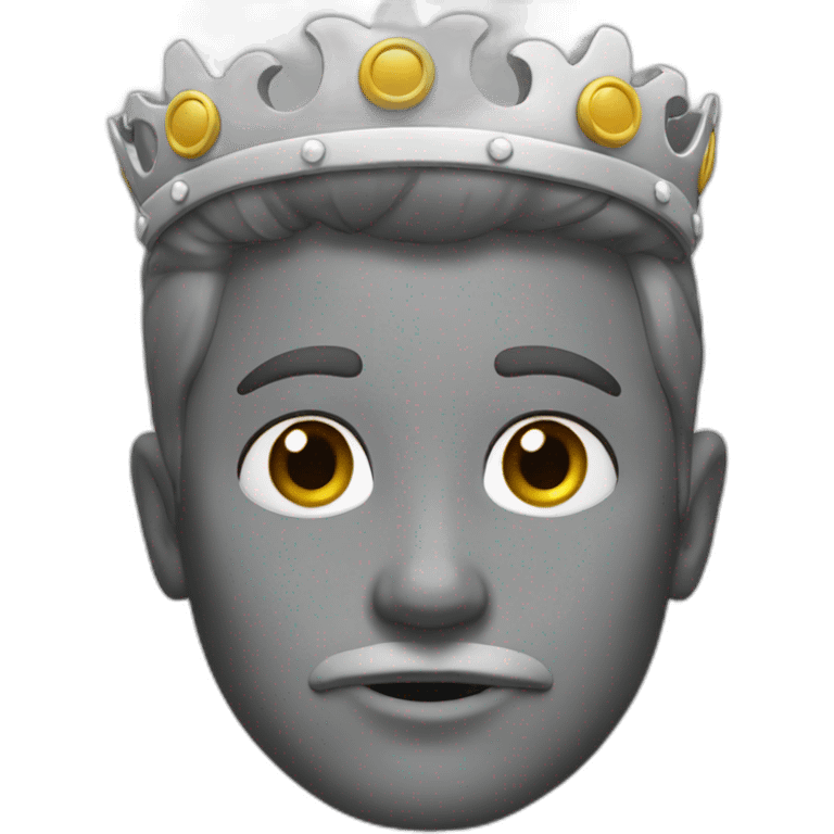 Couronne grise emoji