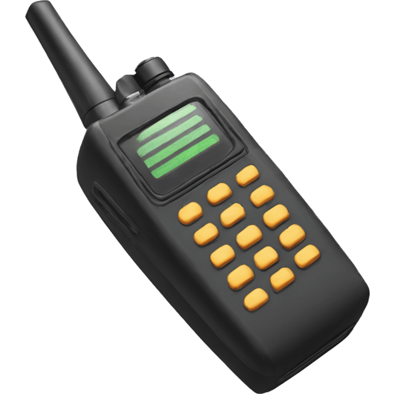 80's Walkie talkie emoji