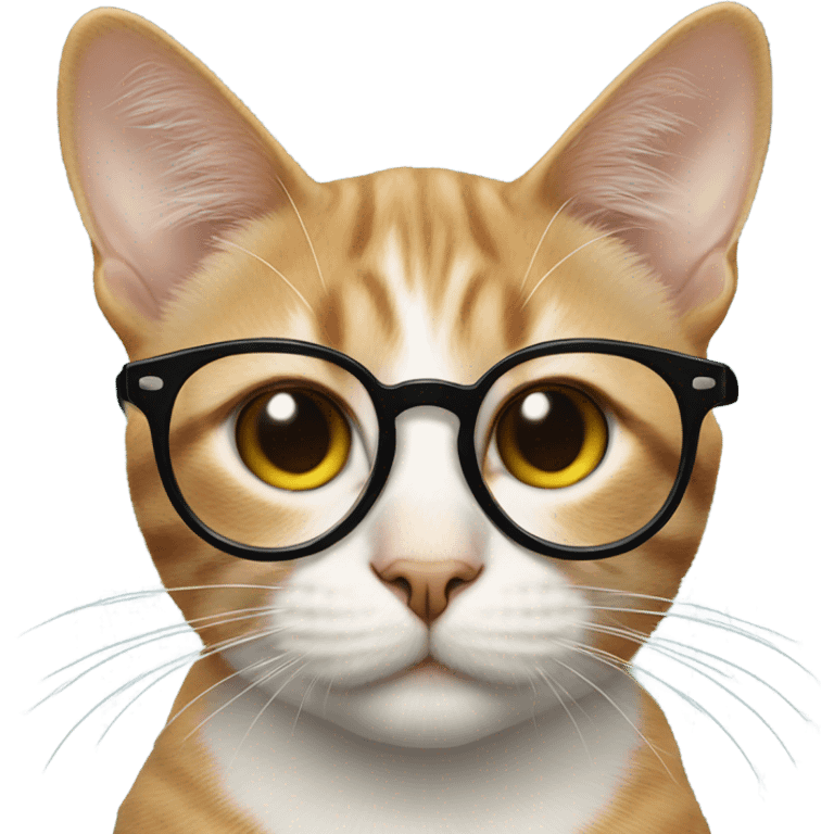 Cat with glasses emoji