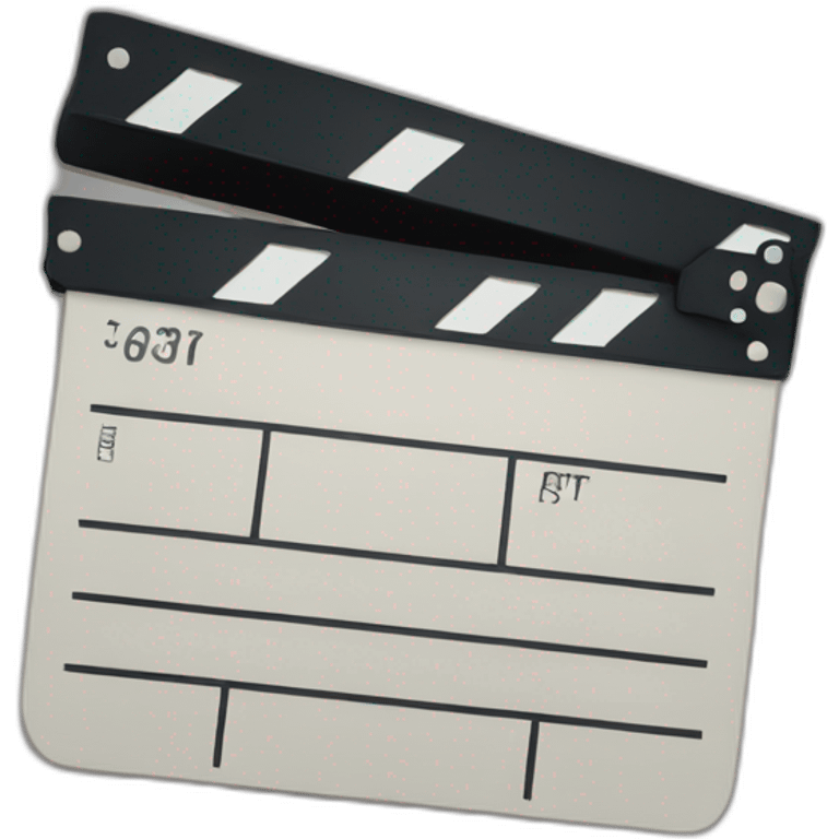 clapperboard emoji