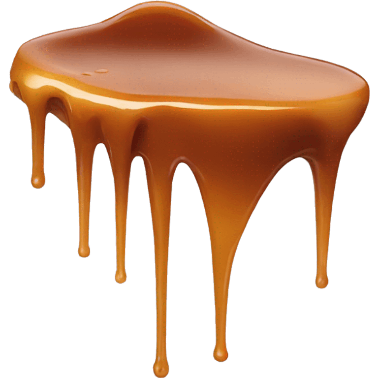 caramel spoon drip emoji