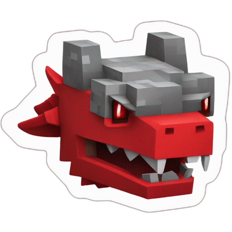 head hat Red dragon Minecraft delegate emoji