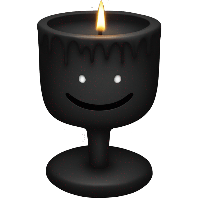 Black candle emoji