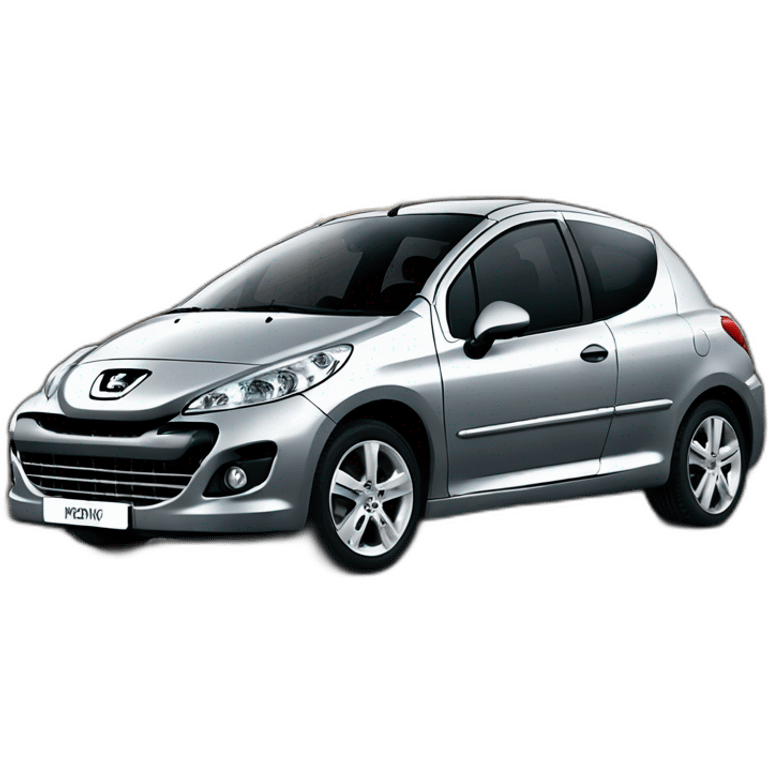 Peugeot 207 grise emoji