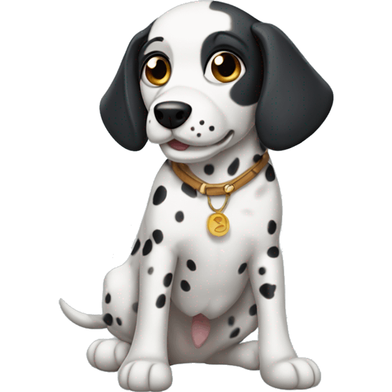 perro dalmata emoji