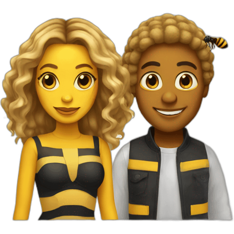 A bee and beyonce emoji