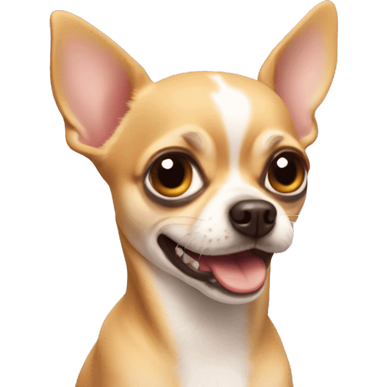 Chihuahua with no teeth emoji