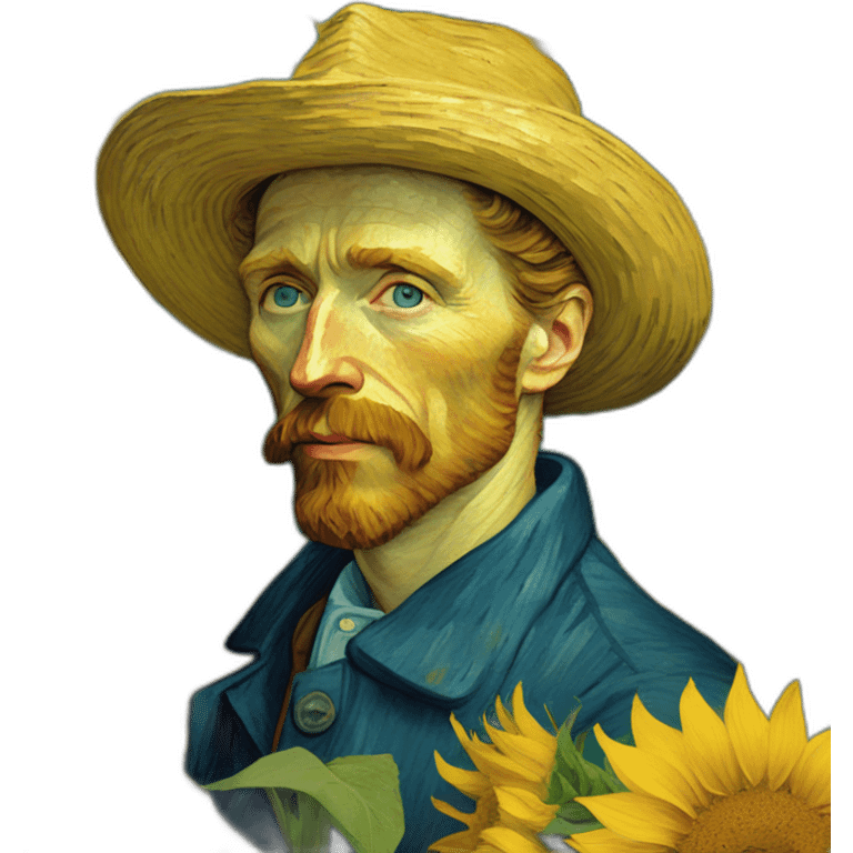 Les tournesols de Vincent Van Gogh emoji