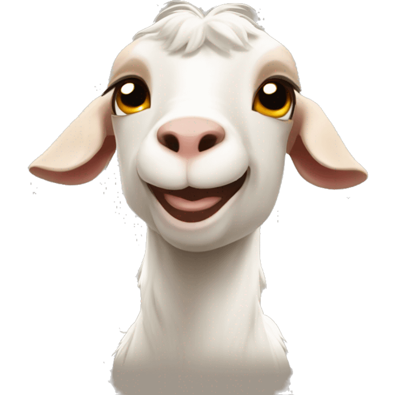 Make A full pack of emojis of goats doing funny stuff emoji