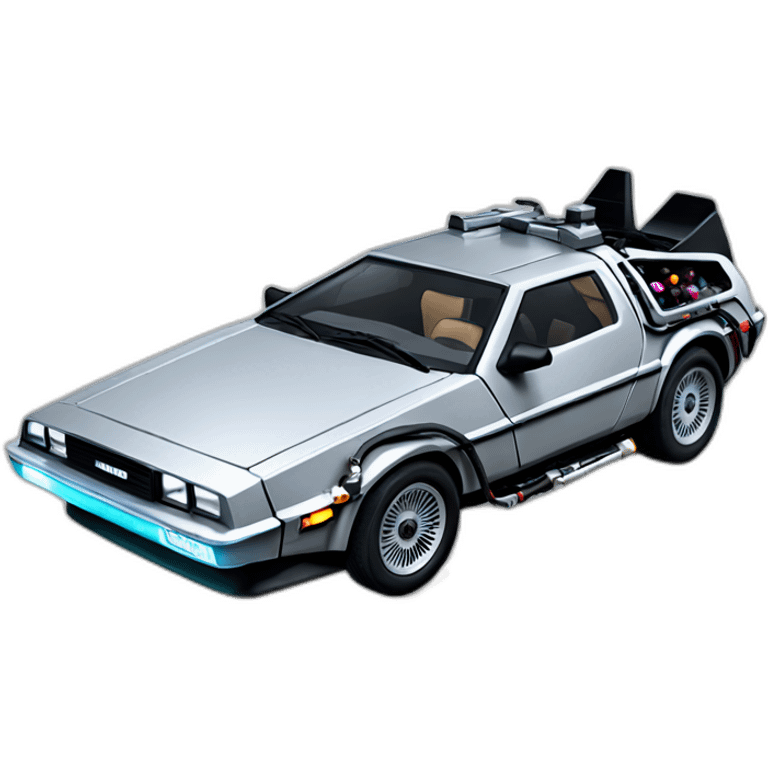 Back to the future Delorian emoji