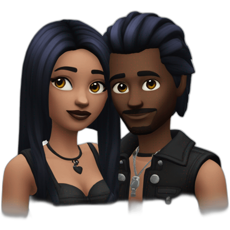 sims-4-Goth-Couple-perfectly-centered emoji