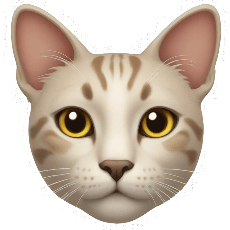 cat with therian symbol on forehead emoji