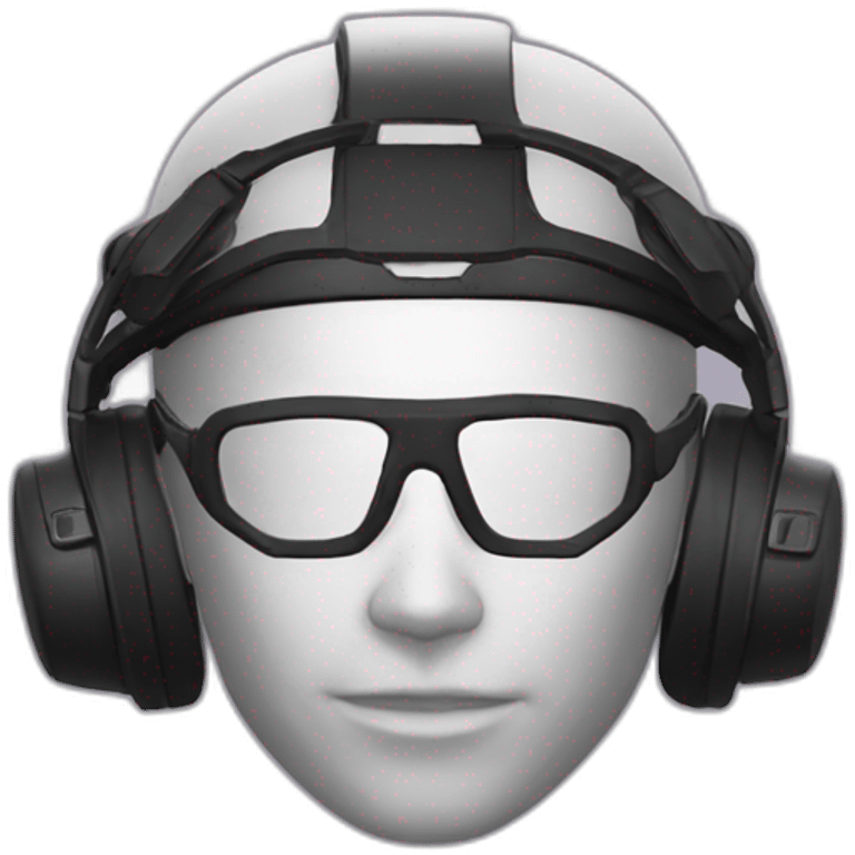 a meta quest headset emoji