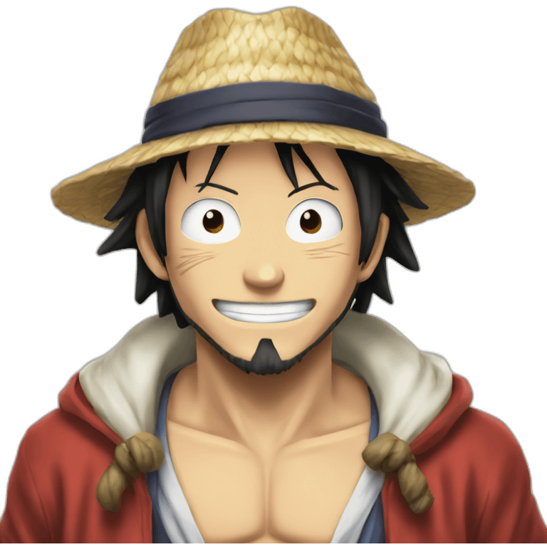 Mugiwara no luffy emoji