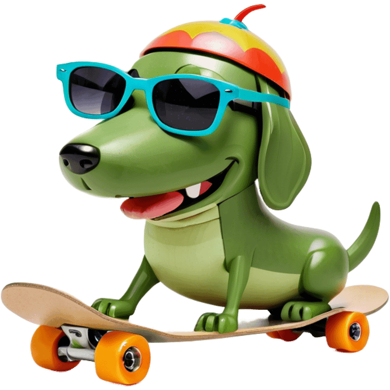 hotdog skateboarding  emoji