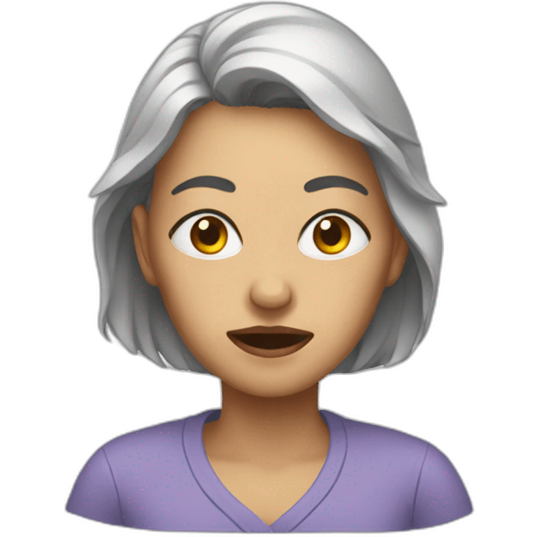 Sick woman emoji