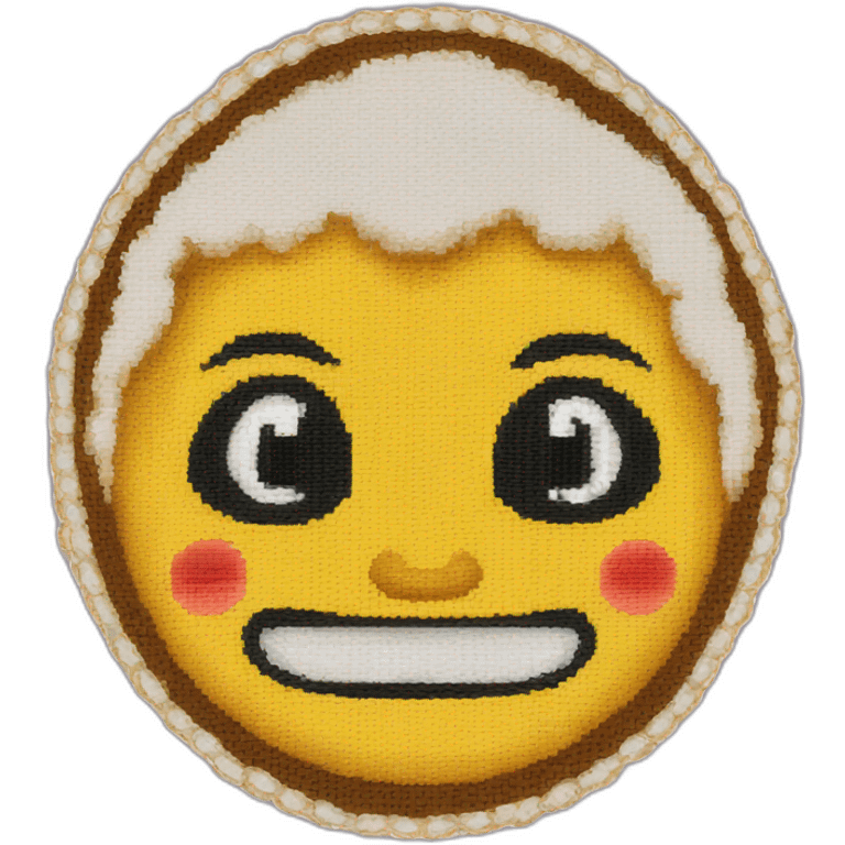 cross stitch emoji