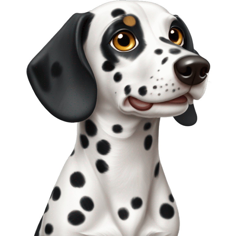 dalmatian dachshund emoji