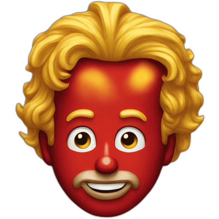 ronald mcdonald trump emoji