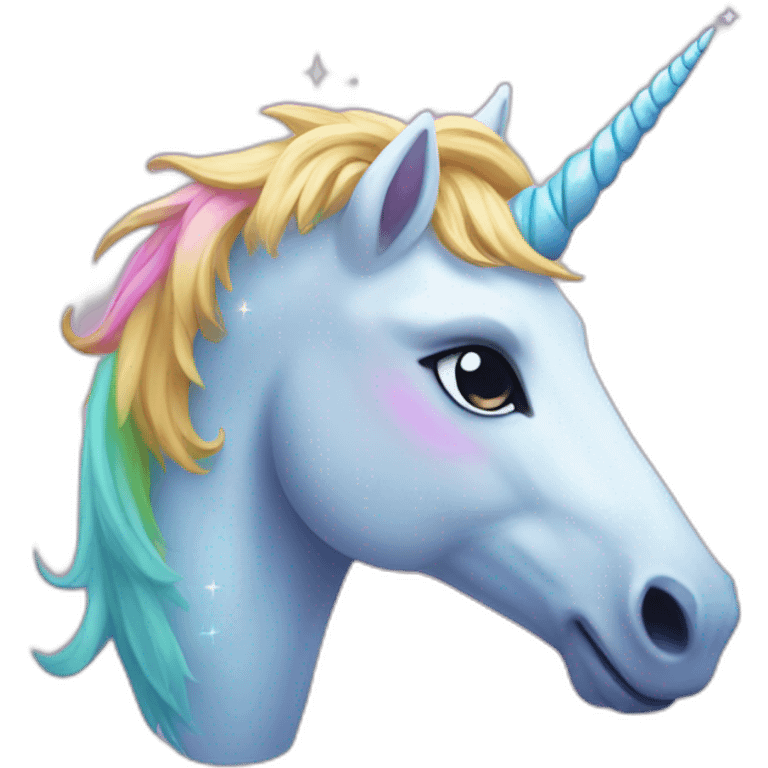 Magical unicorn emoji