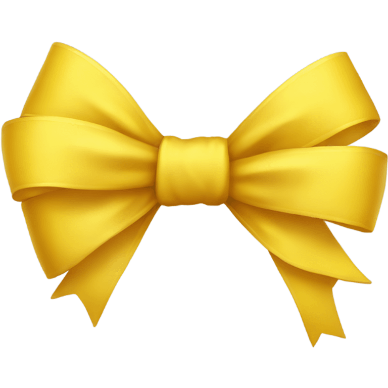 yellow bow emoji