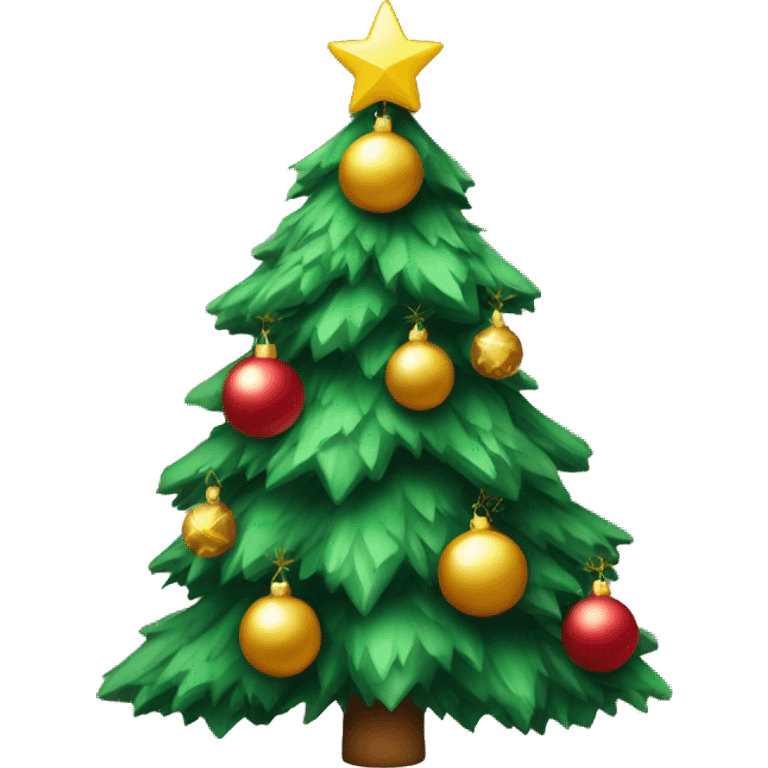 christmas tree with decorations  emoji