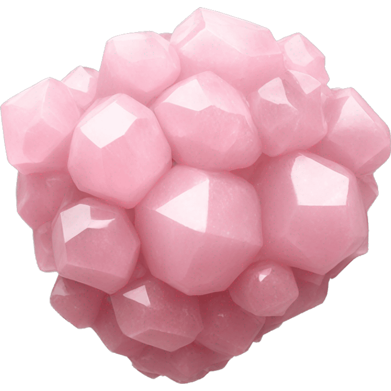 rose quartz cluster  emoji