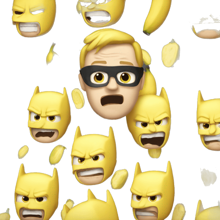 try not to cry banana batman emoji