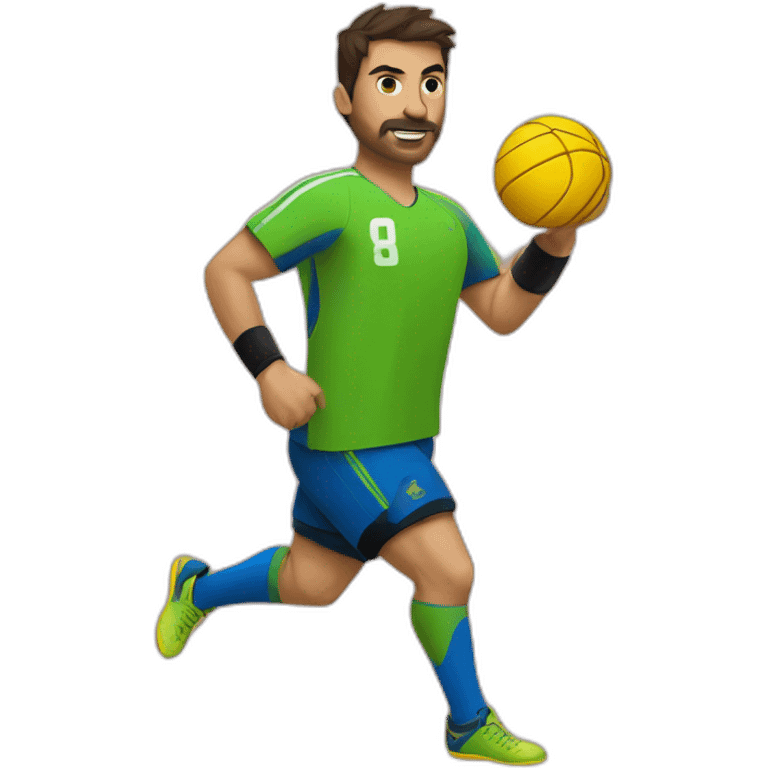 nen que juga a handbol emoji