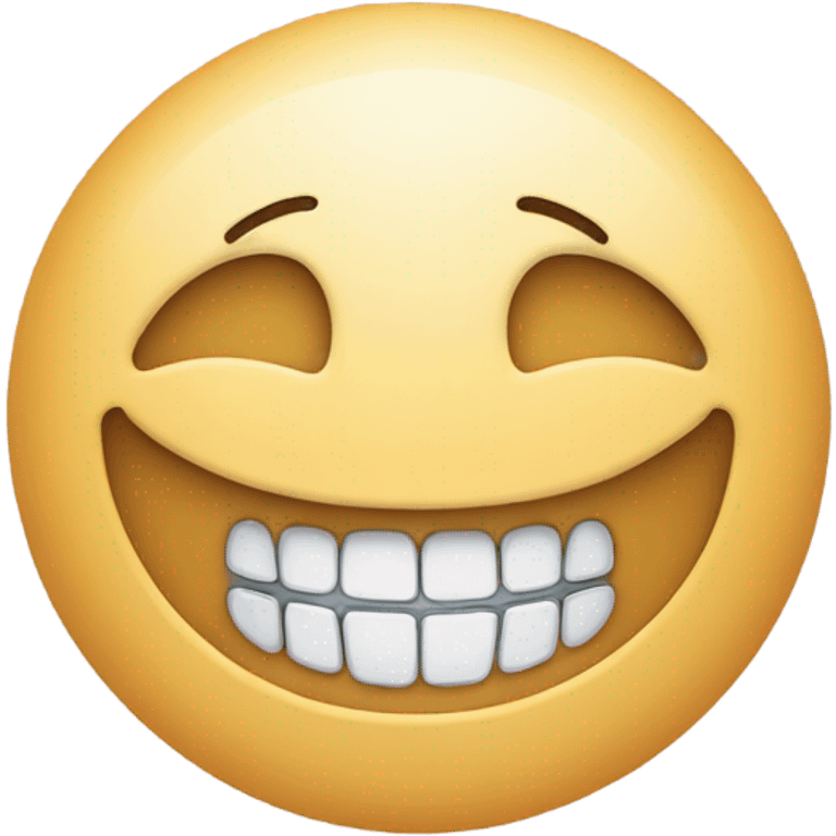 Smiling face with braces  emoji