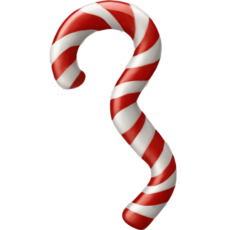 Christmas candy cane emoji