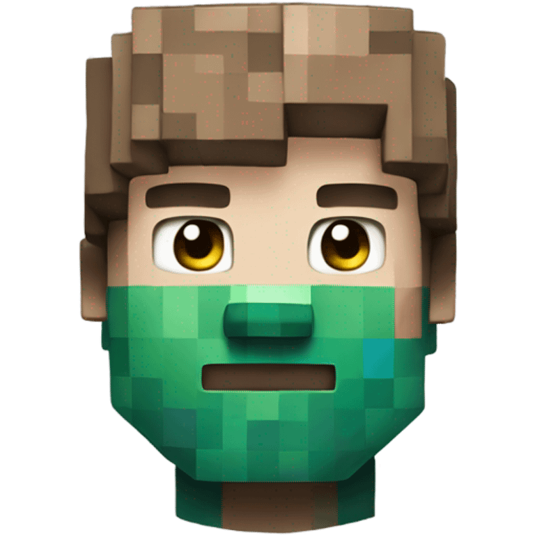 Minecraft Steve emoji