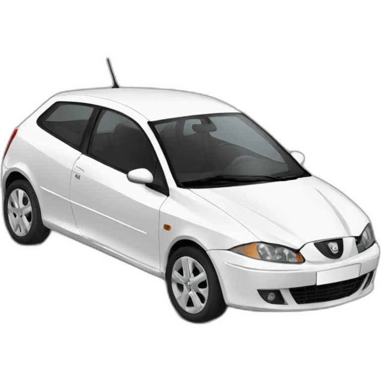 White Seat ibiza 2005 model emoji