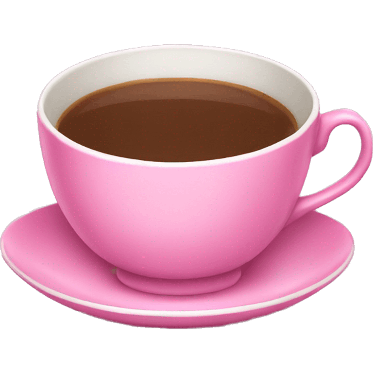 Pink teacup emoji