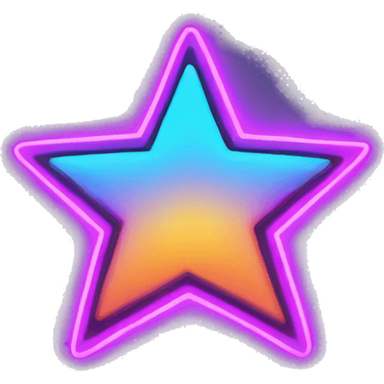 neon star  emoji